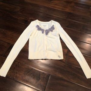 Abercrombie & Fitch Off White Sweater